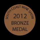 Bronze medal winner at the South Coast Wine Show